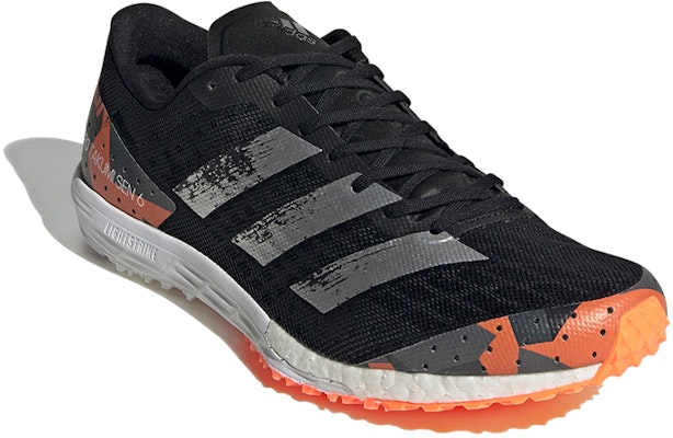 adidas Adizero Takumi Sen 6 低幫 跑步鞋 男款 黑橙灰 Lookbook adidas Adizero Takumi Sen 6 低幫 跑步鞋 男款 黑橙灰