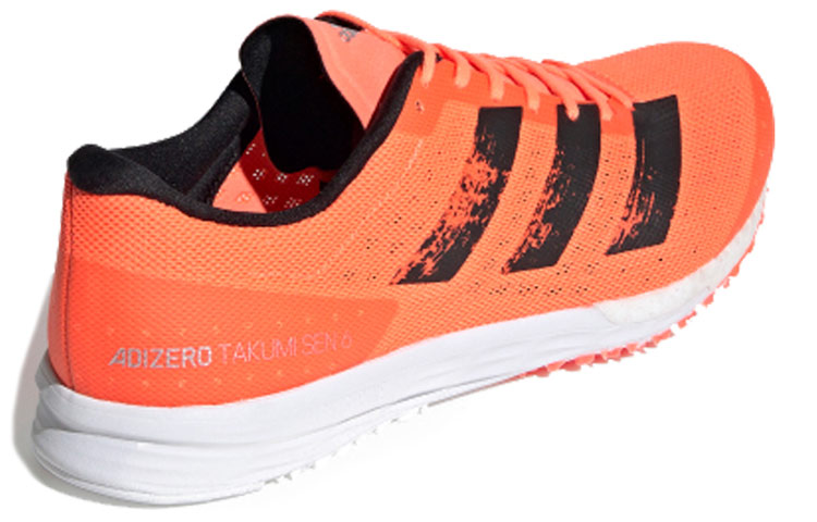 Lookbook adidas Adizero Takumi Sen 6 'Oranye Hitam' sepatu lari EE4341