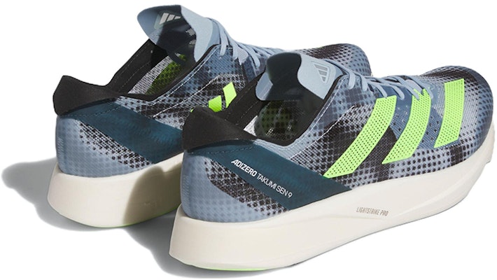 adidas Adizero Takumi Sen 9 防滑耐磨 低筒 跑步鞋 男女款 藍黃 Shop adidas Adizero Takumi Sen 9 防滑耐磨 低筒 跑步鞋 男女款 藍黃