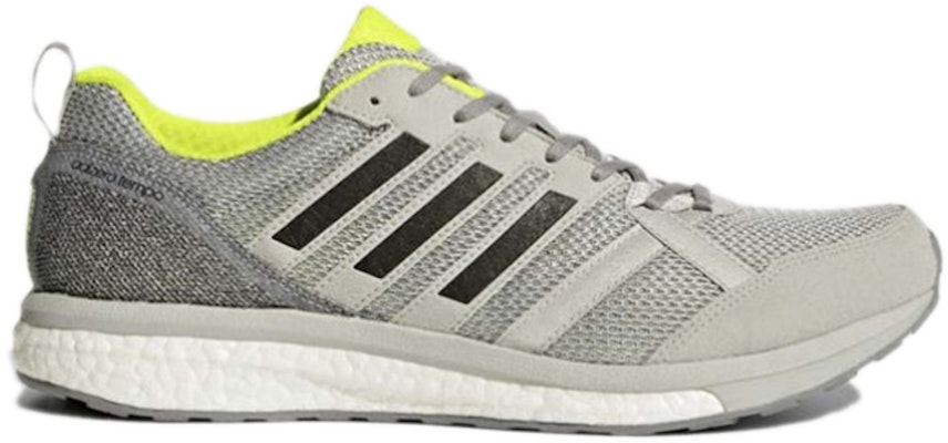 adidas Adizero Tempo 9 'Grey Solar Yellow' BA8237 Order adidas Adizero Tempo 9 'Grey Solar Yellow' BA8237