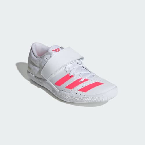 Shop adidas Adizero 拋擲鞋 (鉛球/鐵餅) 雲白/亮橘/金屬金 KJ9549