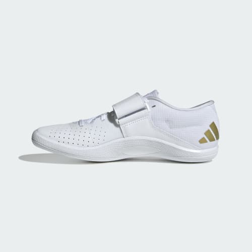 Details for adidas Adizero 拋擲鞋 (鉛球/鐵餅) 雲白/亮橘/金屬金 KJ9549