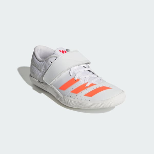 Shop adidas Adizero Throws Kasut Balapan Putih/Orange Lucid/Merah Lucid JQ0808