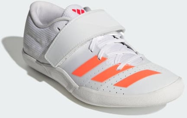 adidas Adizero 投擲鞋 (田徑鉛球鞋) 雲白/亮橘/亮紅 JQ0808 Shop adidas Adizero 投擲鞋 (田徑鉛球鞋) 雲白/亮橘/亮紅 JQ0808