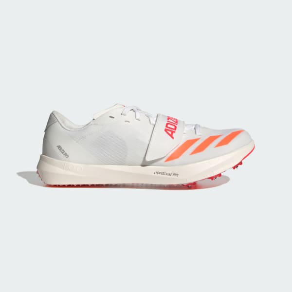 Adidas Adizero TJ/PV Track & Field Triple Jump/Pole Vault Shoes Cloud White/Lucid Orange/Lucid Red JQ0802