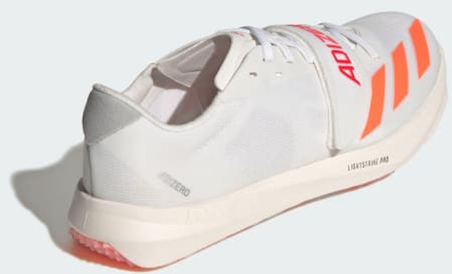 Adidas Adizero TJ/PV Sepatu Lompat Jauh/Tiang Putih/Oranye/Lucid Merah. JQ0802 Purchase Adidas Adizero TJ/PV Sepatu Lompat Jauh/Tiang Putih/Oranye/Lucid Merah. JQ0802