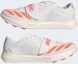 Sizing Adidas Adizero TJ/PV Sepatu Lompat Jauh/Tiang Putih/Oranye/Lucid Merah. JQ0802