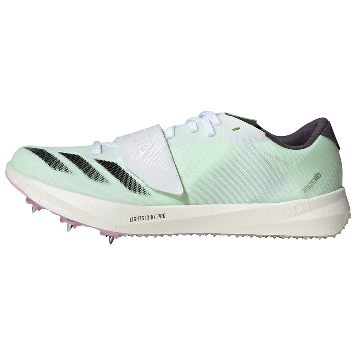 adidas Adizero TJ/PV Track Shoes Black Green Anti-Slip Durable Running Shoes ID0301