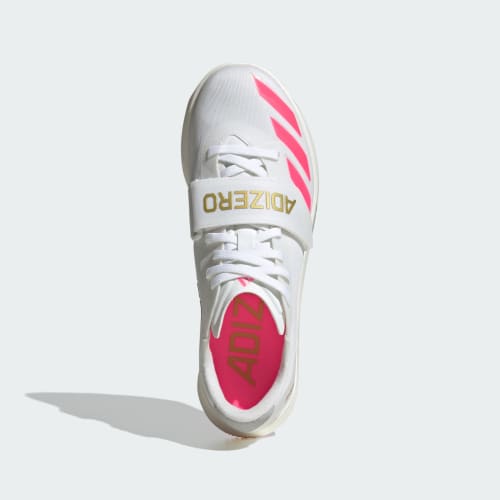 Order adidas Adizero TJ/PV 三項跳/撐竿跳鞋 白色/黑色/金屬金 KJ9542