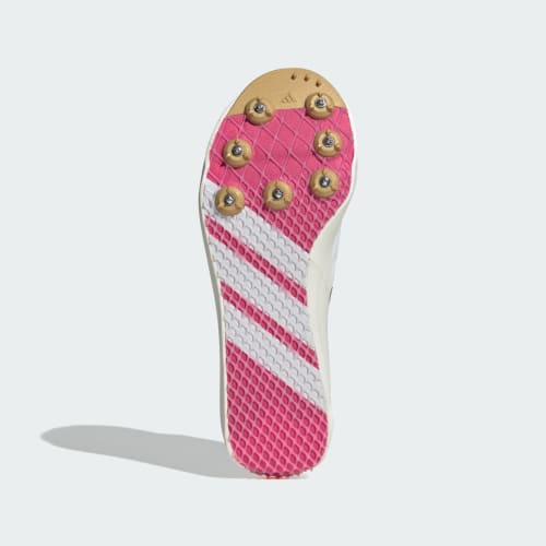 Lookbook adidas Adizero TJ/PV 三項跳/撐竿跳鞋 白色/黑色/金屬金 KJ9542