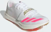 Shop adidas Adizero TJ/PV 三項跳/撐竿跳鞋 白色/黑色/金屬金 KJ9542