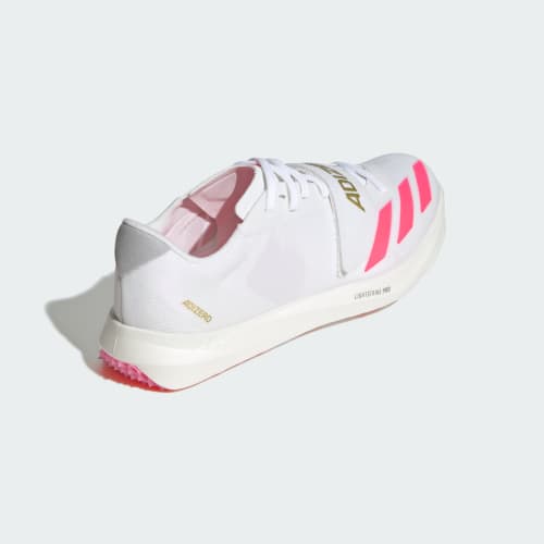 Purchase adidas Adizero TJ/PV 三項跳/撐竿跳鞋 白色/黑色/金屬金 KJ9542