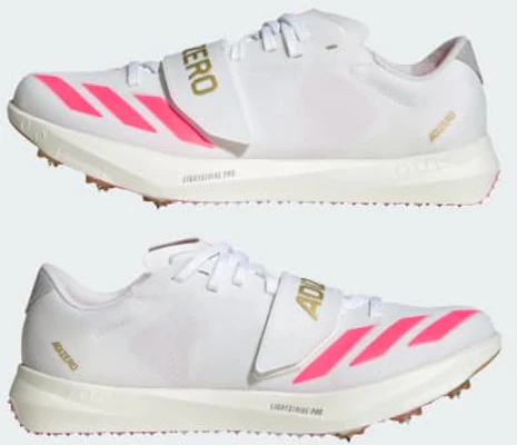 adidas Adizero TJ/PV 三項跳/撐竿跳鞋 白色/黑色/金屬金 KJ9542 Sizing adidas Adizero TJ/PV 三項跳/撐竿跳鞋 白色/黑色/金屬金 KJ9542