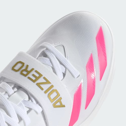 Cheap adidas Adizero TJ/PV 三項跳/撐竿跳鞋 白色/黑色/金屬金 KJ9542