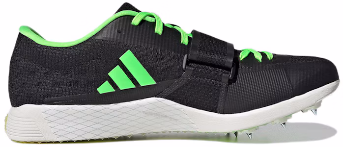 Lookbook adidas Adizero 三級跳與撐竿跳 舒適透氣運動鞋 男女適用 黑綠色