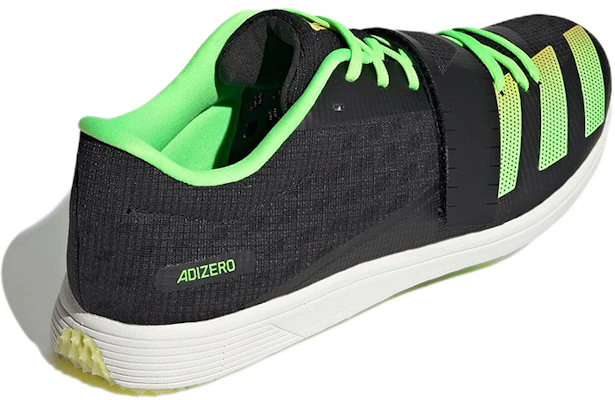 adidas Adizero 三級跳與撐竿跳 舒適透氣運動鞋 男女適用 黑綠色 Shop adidas Adizero 三級跳與撐竿跳 舒適透氣運動鞋 男女適用 黑綠色
