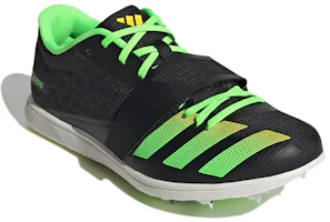 Shop adidas Adizero 三級跳與撐竿跳 舒適透氣運動鞋 男女適用 黑綠色