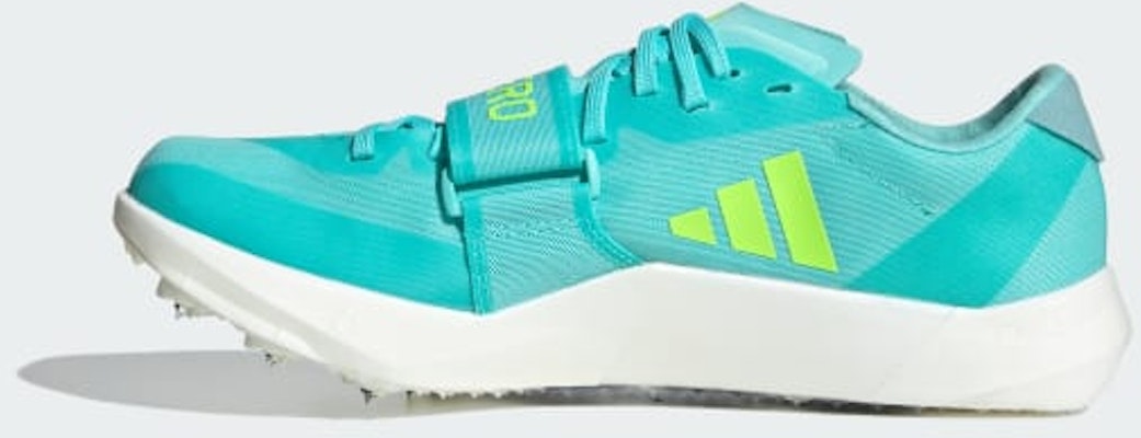 Adidas Adizero Triple Jump/Pole Vault Track Shoes Blue/Zero Metalic/Lucid Lemon JH5232 Details for Adidas Adizero Triple Jump/Pole Vault Track Shoes Blue/Zero Metalic/Lucid Lemon JH5232