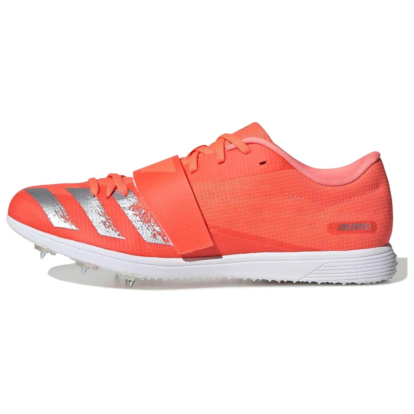 adidas Adizero Triple Jump Silver Orange Lightweight Running Shoes EE4622