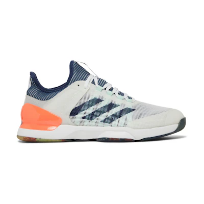 adidas Adizero Ubersonic 2.0 'White Tech Indigo Coral'