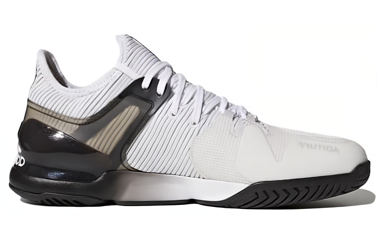 Order 愛迪達 Adizero Ubersonic 2 防滑透氣網球鞋 白黑