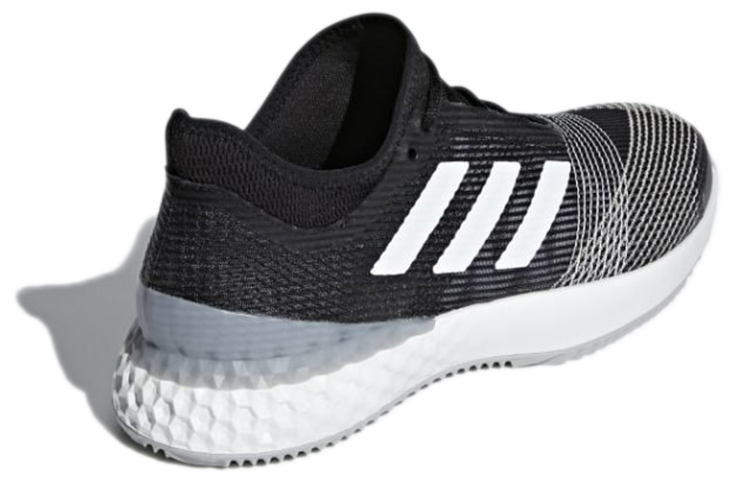 Shop 愛迪達 adizero Ubersonic 3.0 舒適透氣 低幫運動網球鞋 黑白色