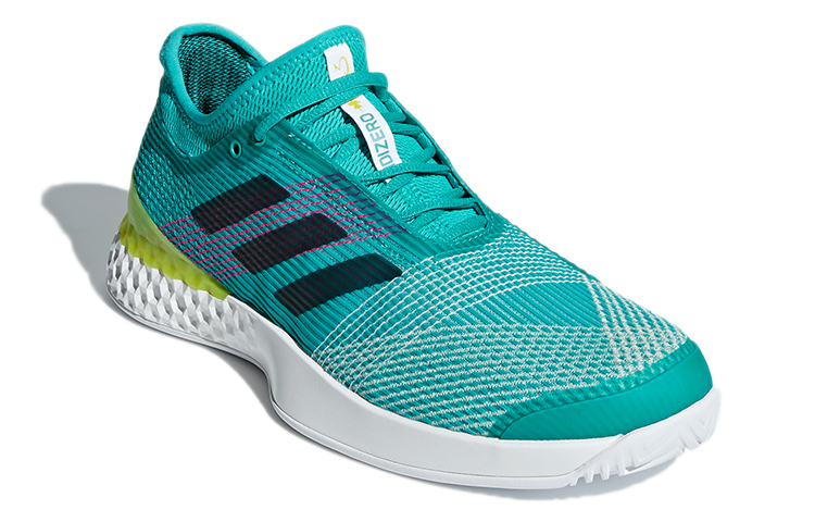 Lookbook 愛迪達 Adizero Ubersonic 3 透氣防滑 低幫網球鞋 綠黑