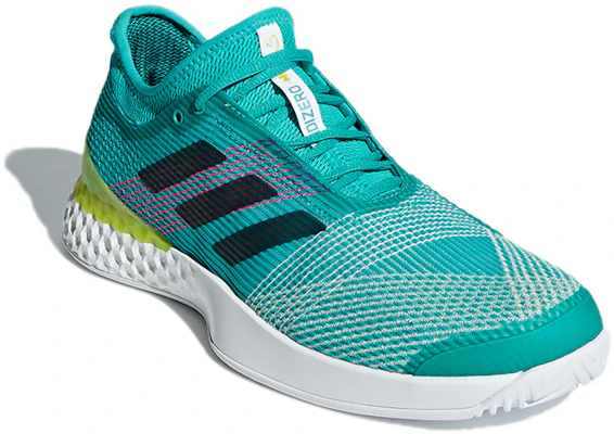 愛迪達 Adizero Ubersonic 3 透氣防滑 低幫網球鞋 綠黑 Lookbook 愛迪達 Adizero Ubersonic 3 透氣防滑 低幫網球鞋 綠黑