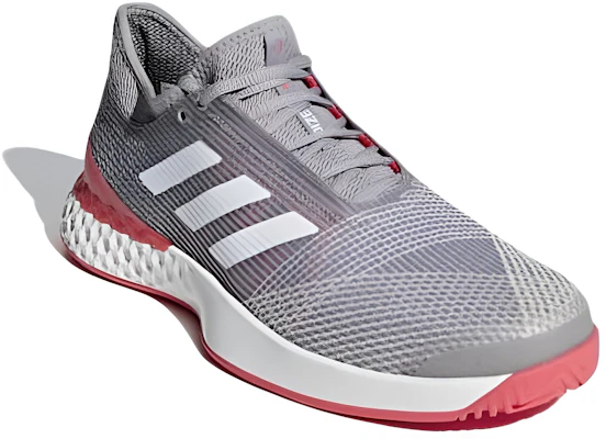 阿迪达斯 Adizero Ubersonic 3 '浅灰红色' CG6371 Lookbook 阿迪达斯 Adizero Ubersonic 3 '浅灰红色' CG6371