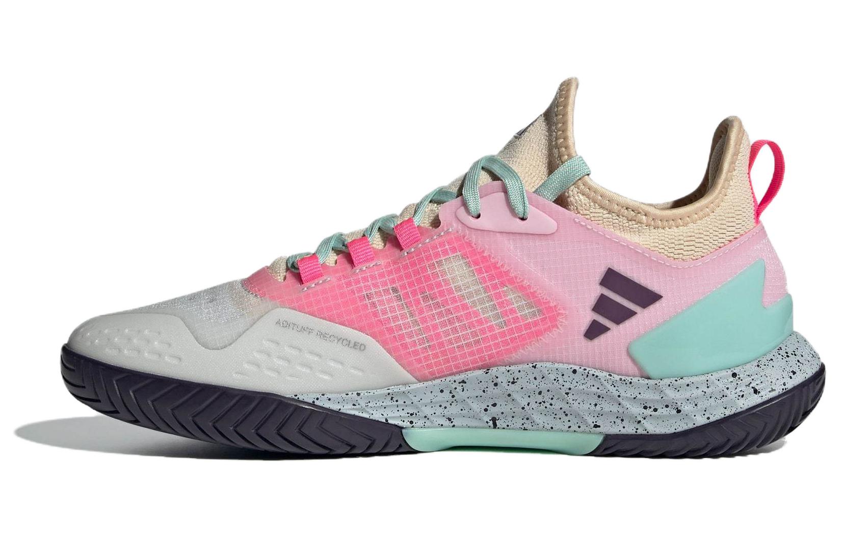 adidas Adizero Ubersonic 4.1 Tennis Shoes Grey/Pink - Durable & Breathable. IF0445