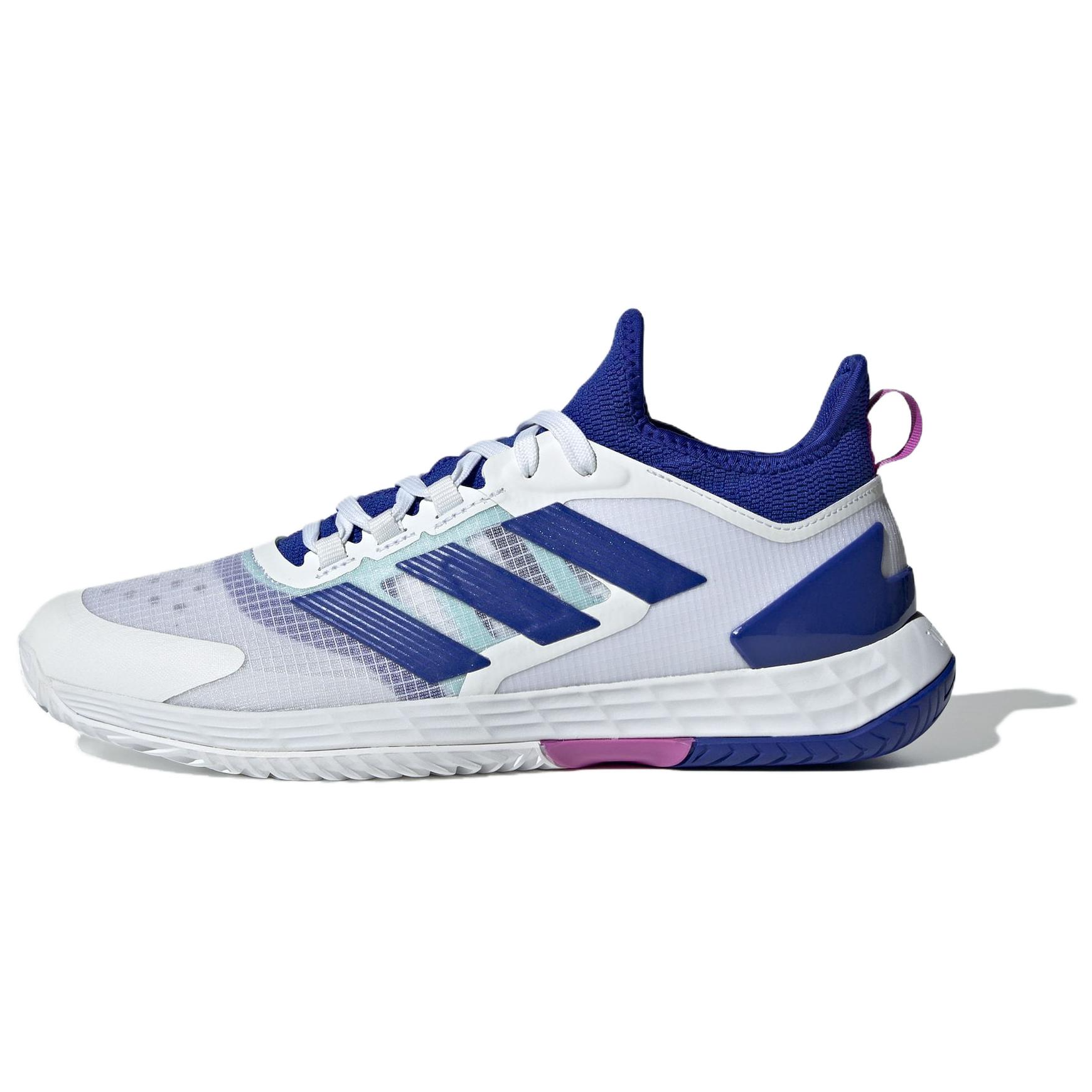 adidas Adizero Ubersonic 4.1 Tennis Shoes White/Blue/Purple Comfortable & Durable IF9134
