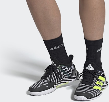 adidas Adizero Ubersonic 4 'Negro Amarillo Solar' G55454 Details for adidas Adizero Ubersonic 4 'Negro Amarillo Solar' G55454