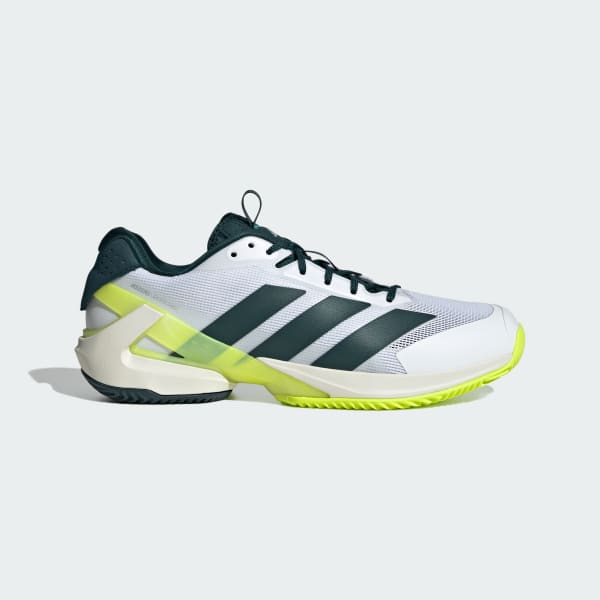 Adidas Adizero Ubersonic 5 Clay Tennis Shoes Aurora Ivy/Cloud White/Cloud White JR2713