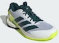 Shop Adidas Adizero Ubersonic 5 Clay Tennis Shoes Aurora Ivy/Cloud White/Cloud White JR2713