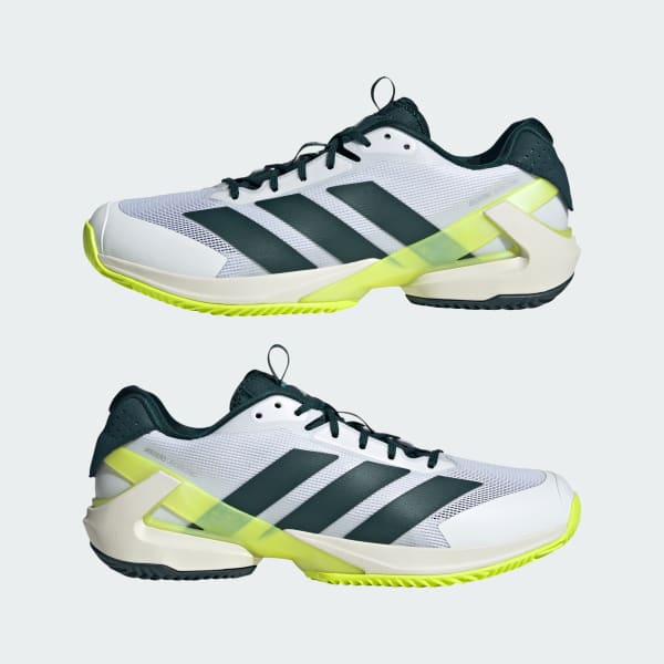 Sizing Adidas Adizero Ubersonic 5 Clay Tenis Aurora Ivy/Blanco Nube JR2713