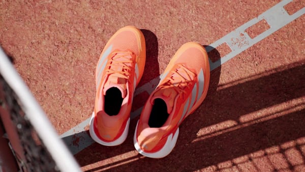 Order 阿迪达斯 Adizero Ubersonic 5 鲜橙/银色金属/核心黑 JR1734