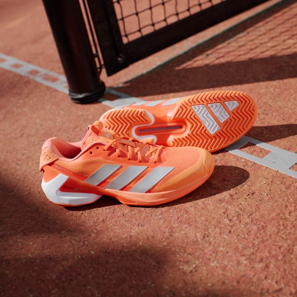Cheap 阿迪达斯 Adizero Ubersonic 5 鲜橙/银色金属/核心黑 JR1734