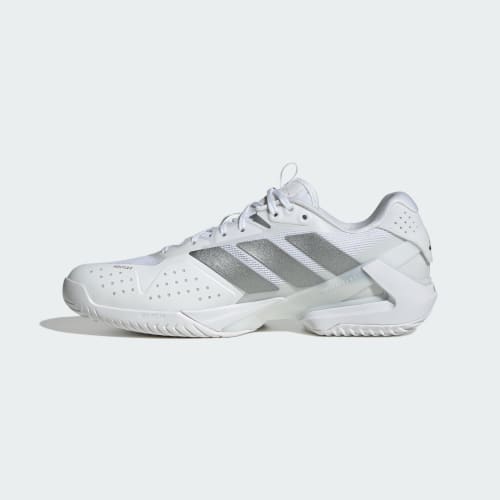 Details for adidas Adizero Ubersonic 5 Tennisschoenen Wit/Grijs Metallic/Bordeaux KK4409