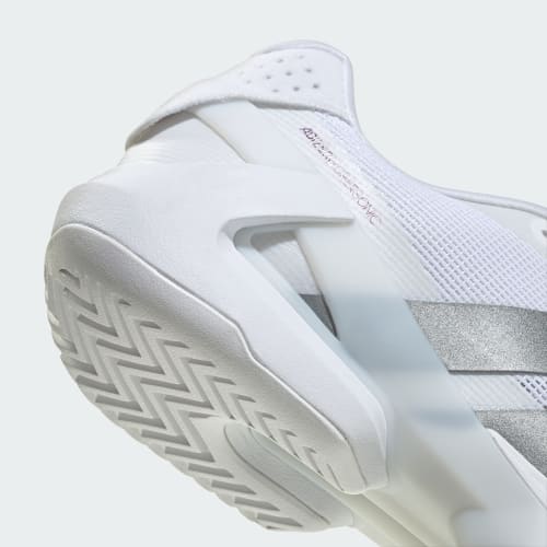 Cheap adidas Adizero Ubersonic 5 Tennisschoenen Wit/Grijs Metallic/Bordeaux KK4409