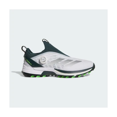 Adidas Adizero ZG BOA Spikeless Golf Shoes Cloud White/Aurora Ivy/Lime Burst