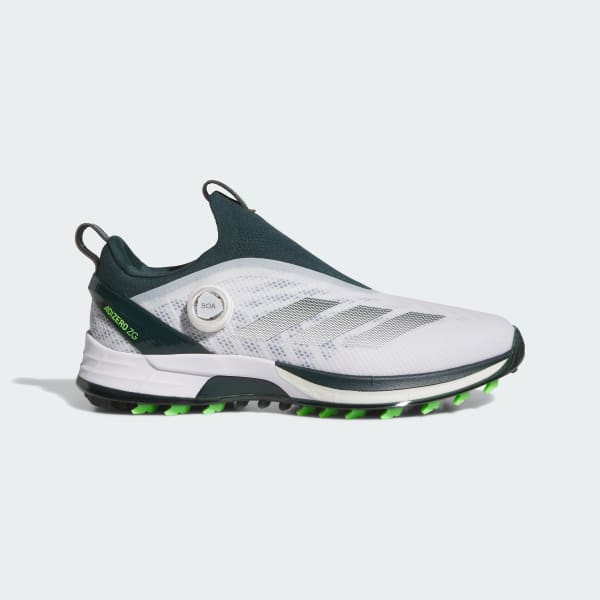 Adidas Adizero ZG BOA Spikeless Golf Shoes Cloud White/Aurora Ivy/Lime Burst JI4162