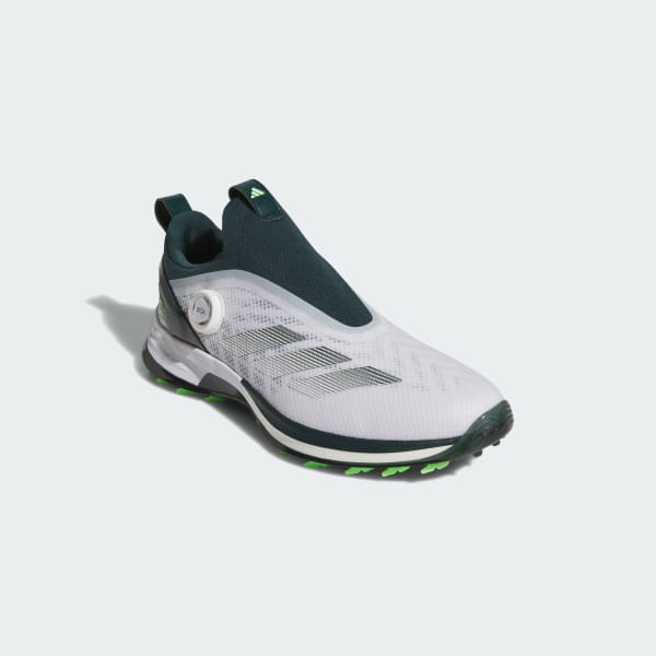 Shop Adidas Adizero ZG BOA Sin Tacos Golf Blanco/Aurora Ivy/Lima Burst JI4162