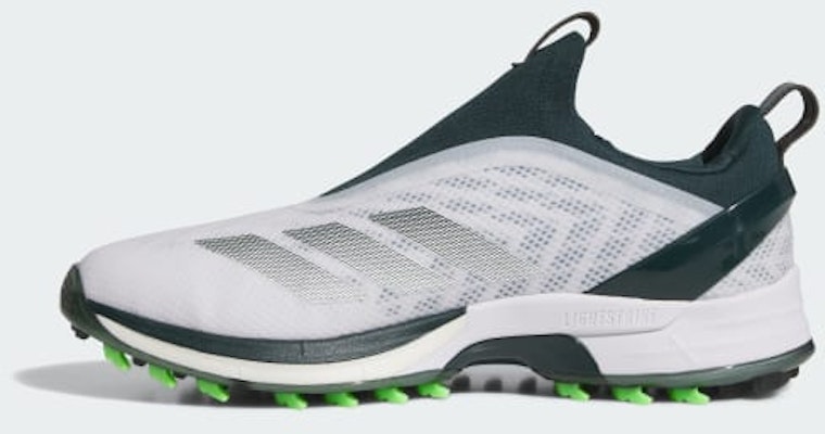 Adidas Adizero ZG BOA Spikeless Golf Shoes Cloud White/Aurora Ivy/Lime Burst JI4162 Details for Adidas Adizero ZG BOA Spikeless Golf Shoes Cloud White/Aurora Ivy/Lime Burst JI4162
