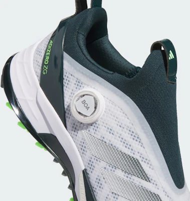 Adidas Adizero ZG BOA Spikeless Golf Cloud White/Aurora Ivy/Lime Burst Kasut. JI4162 Cheap Adidas Adizero ZG BOA Spikeless Golf Cloud White/Aurora Ivy/Lime Burst Kasut. JI4162