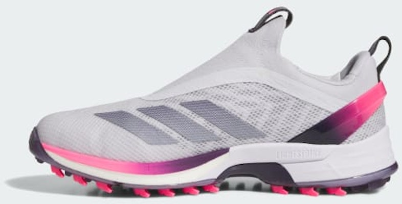Adidas Adizero ZG BOA Spikeless Golf Shoes Dash Grey/Preloved Ink/Lucid Pink JQ7726 Details for Adidas Adizero ZG BOA Spikeless Golf Shoes Dash Grey/Preloved Ink/Lucid Pink JQ7726