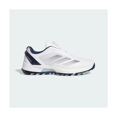 Adidas Adizero ZG Lo BOA Spikeless Golf Shoes Cloud White/Night Indigo/Silver Metallic