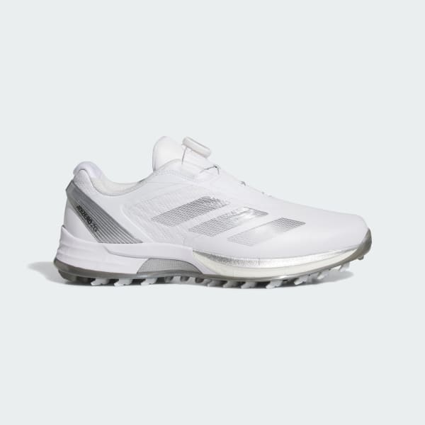 Adidas Adizero ZG Lo BOA Spikeless Golf Shoes Cloud White/Iron Metallic/Silver Metallic JS1766