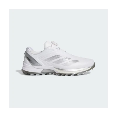 Adidas Adizero ZG Lo BOA Spikeless Golf Shoes Cloud White/Iron Metallic/Silver Metallic