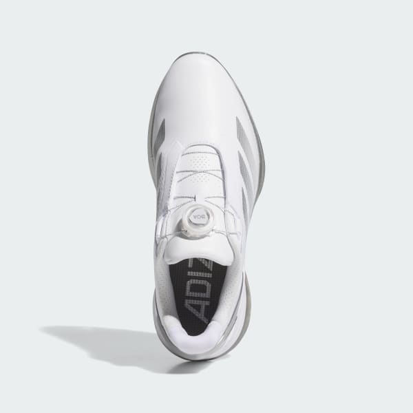 Lookbook Adidas Adizero ZG Lo BOA 無釘高爾夫鞋 雲白/鐵灰/銀金屬配色 JS1766