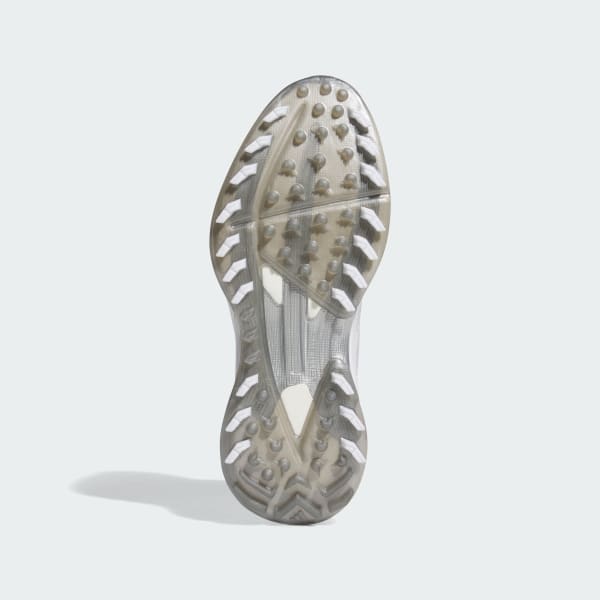 Shop Adidas Adizero ZG Lo BOA 無釘高爾夫鞋 雲白/鐵灰/銀金屬配色 JS1766